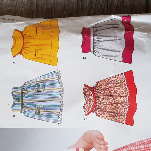 2 for $15 New Look 6359 Baby Girl Dress Patterns - Picture 2 of 7